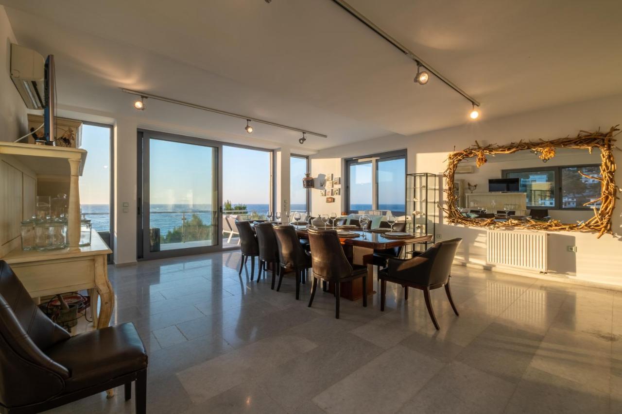 Icarus Luxury Beachfront Villa Gialiskari  Eksteriør billede
